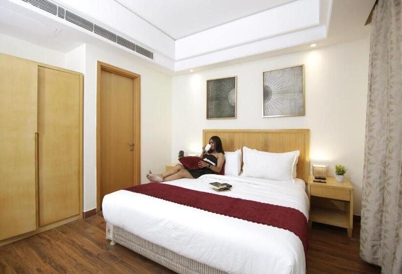 סוויטה עם נוף לעיר, Saltstayz Corporate Suite  Golf Course Road And Near Galleria Market