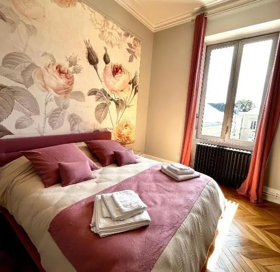 Standard-huone, La Parenthèse Fléchoise, Chambre Agathe