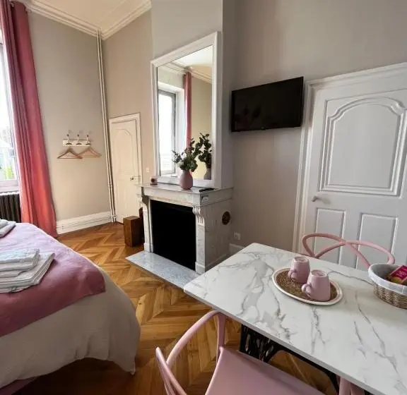 Standard-huone, La Parenthèse Fléchoise, Chambre Agathe