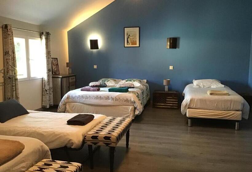 ガーデンビューファミリールーム, Chambre D Hôtes Maison Des 5 Fleurs