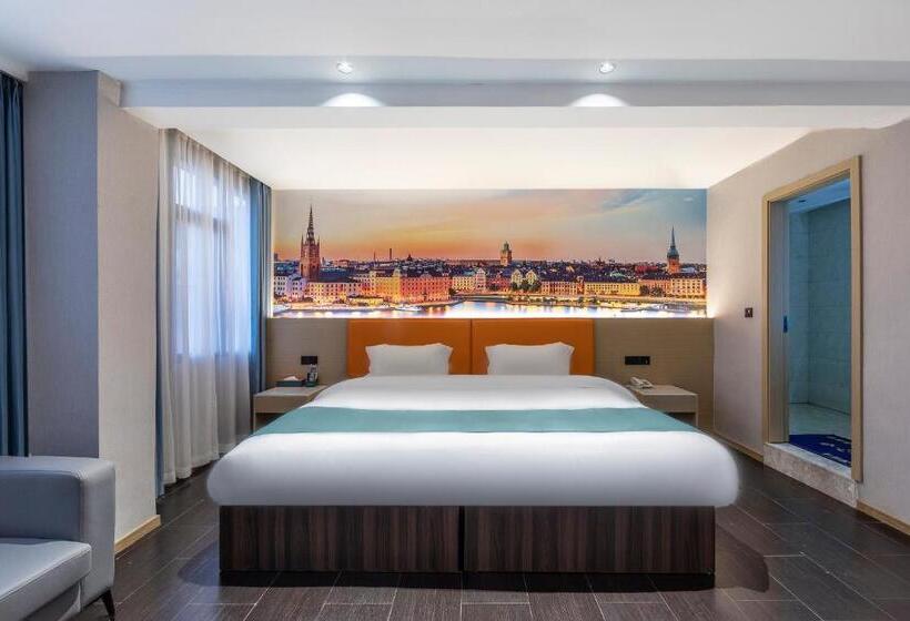 חדר דלוקס, Jiahua Hotel   Wanzai Ancient City