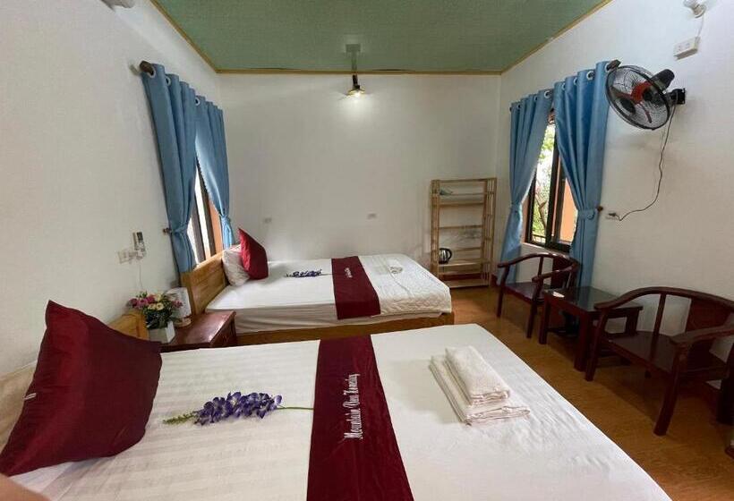 اتاق استاندارد سه تخته با چشمانداز باغ, Mountain Fields Homesaty