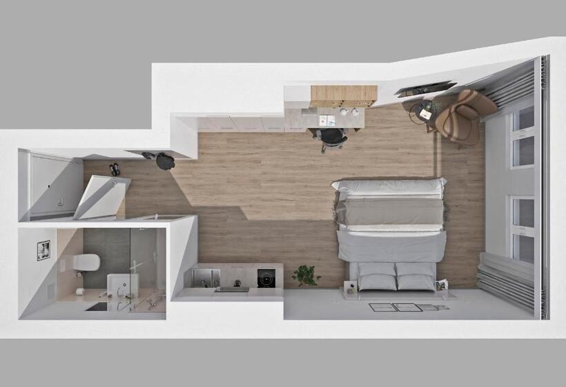 חדר דלוקס, Home And Coliving Bonn I Apart