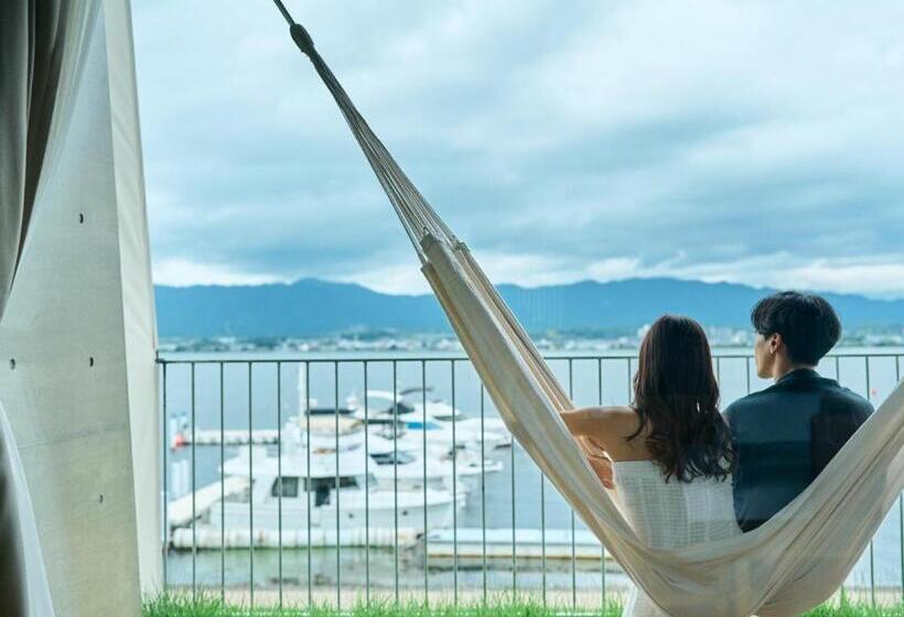 标准间带湖景, Yanmar Sunset Marina Clubhouse&