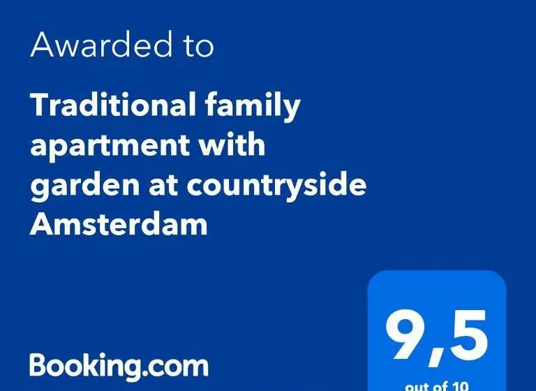 2ベッドルームアパートメント, Traditional Family Apartment With Garden At Countryside Amsterdam