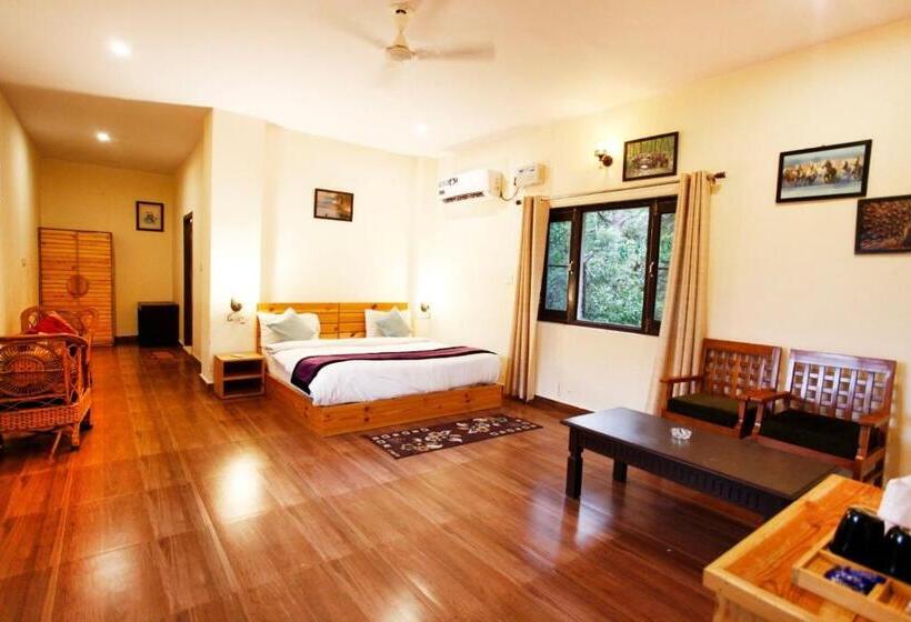 1침실 빌라 정원 전망, Vanasthali Jungle Resort Corbett By Royal Collection