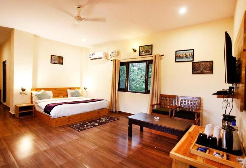 1침실 빌라 정원 전망, Vanasthali Jungle Resort Corbett By Royal Collection