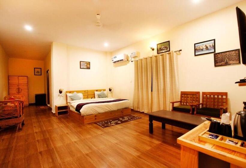 1침실 빌라 정원 전망, Vanasthali Jungle Resort Corbett By Royal Collection