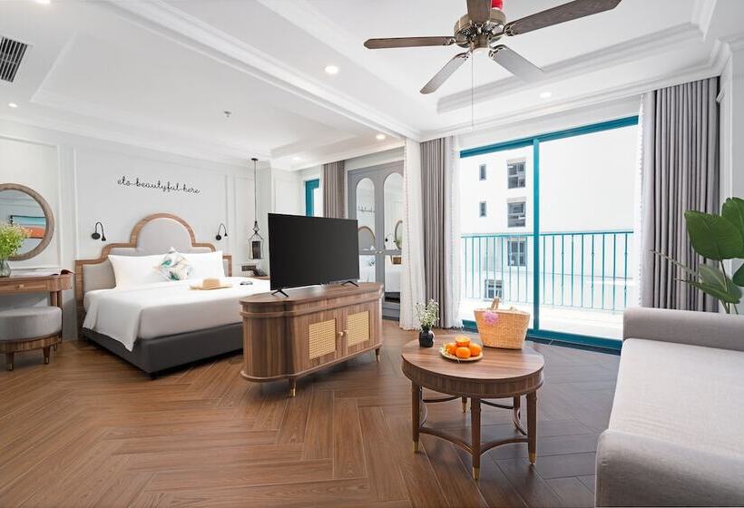 اتاق لوکس با چشمانداز دریا, Pavillon Boutique Hotel & Apartment Nha Trang
