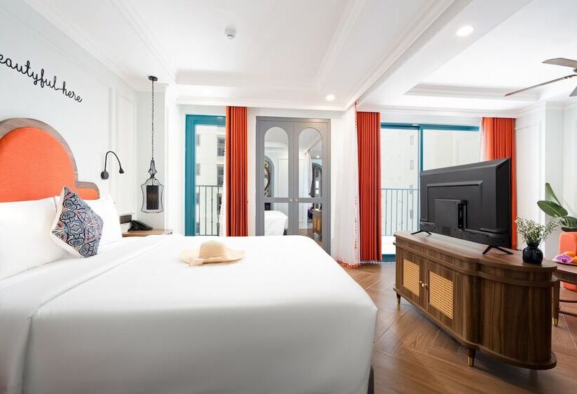 اتاق پرمیوم با چشمانداز دریا, Pavillon Boutique Hotel & Apartment Nha Trang