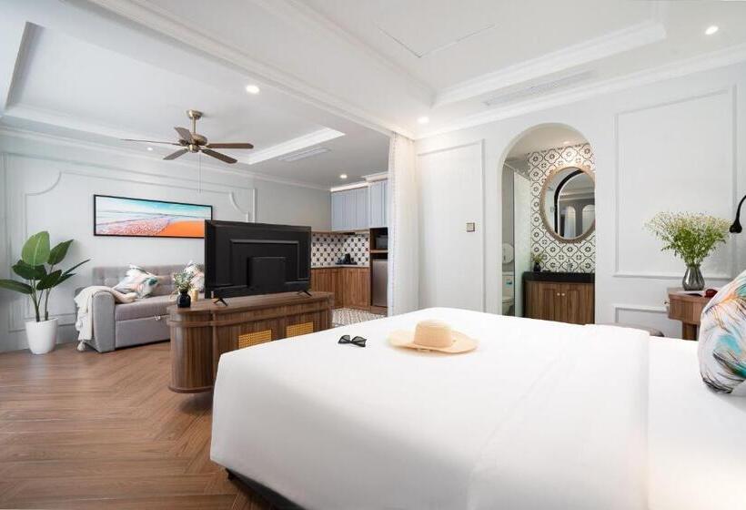 اتاق لوکس با چشمانداز دریا, Pavillon Boutique Hotel & Apartment Nha Trang