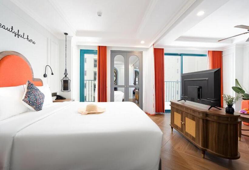 اتاق پرمیوم با چشمانداز دریا, Pavillon Boutique Hotel & Apartment Nha Trang