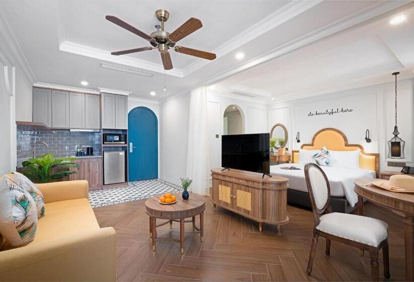 آپارتمان 1 خوابه با چشم‌انداز دریا, Pavillon Boutique Hotel & Apartment Nha Trang