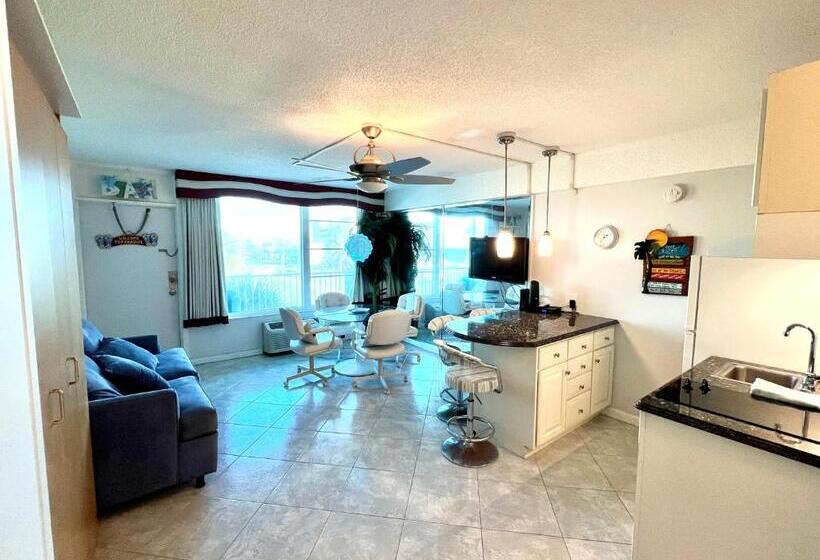 Escritório Estandar Vista Mar, 3rd Floor Balcony Beach View Studio Condo In The Beach Club