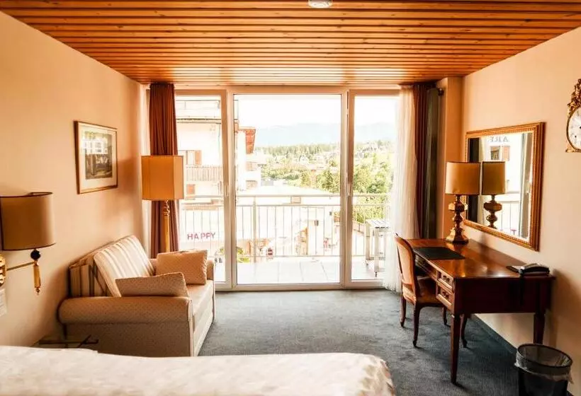 اتاق استاندارد با بالکن, Hillsite Smart Hotel Flims