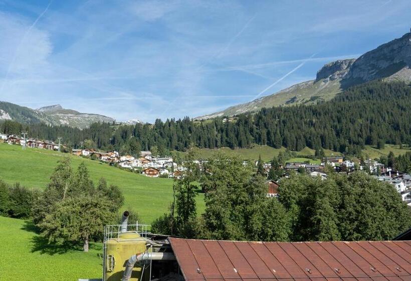 Quarto familia vista montanha, Hillsite Smart Hotel Flims