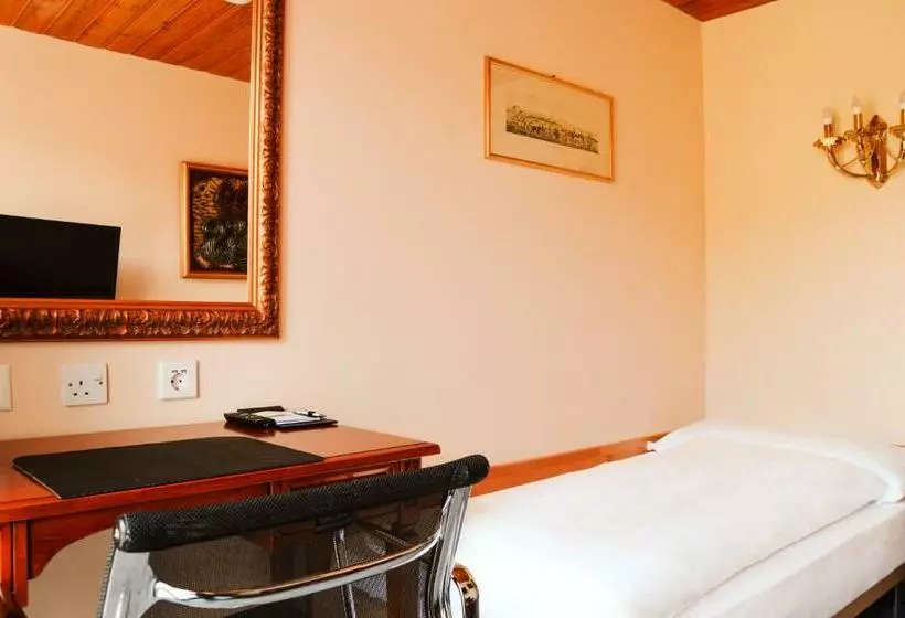 اتاق استاندارد یک تخته با بالکن, Hillsite Smart Hotel Flims