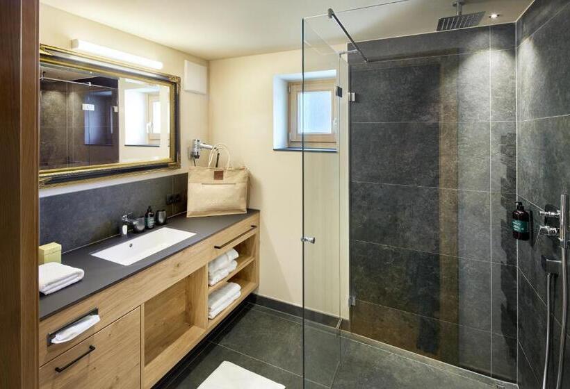 带花园景观的标准工作室, Natur Resort Rissbacher