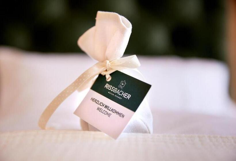 可观山景的小型套房, Natur Resort Rissbacher