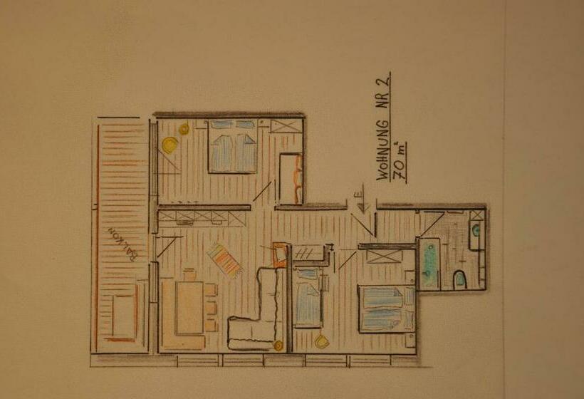 شقة غرفتين, Villa Natur