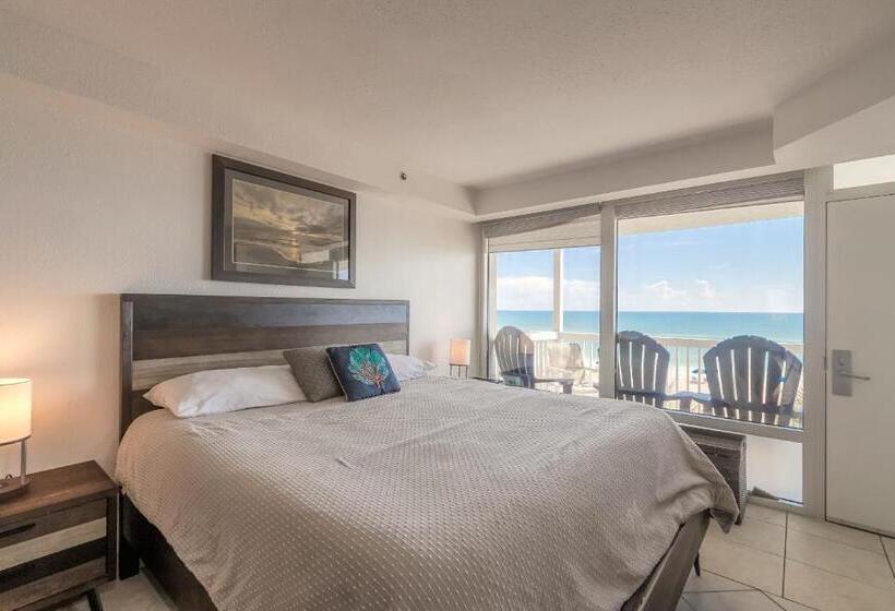 海の見える１ベッドルームアパートメント, Dbr Direct Oceanfront Condo, Daytona Beach, Sleeps 4