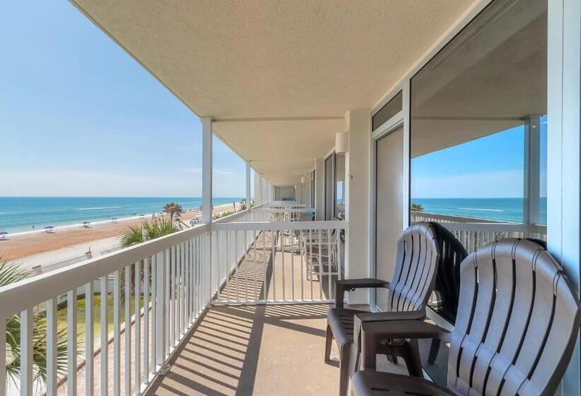 海の見える１ベッドルームアパートメント, Dbr Direct Oceanfront Condo, Daytona Beach, Sleeps 4