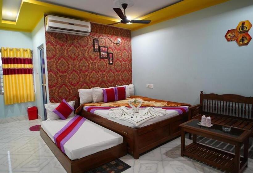 스탠다드 트리플 룸 가든 전망, Beach Walk Resort