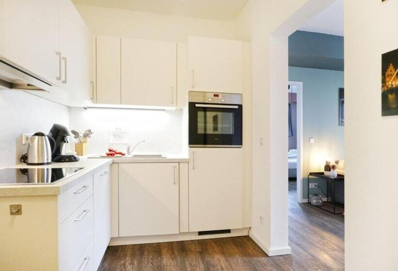 آپارتمان 1 خوابه با بالکن, Ohlerich Speicher App_ 22