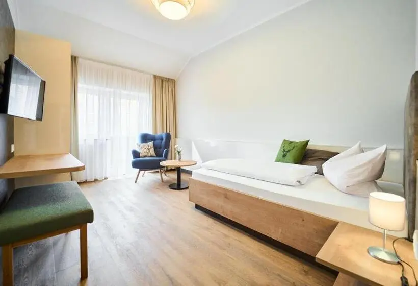 バルコニー付きシングルスタンダードルーム, Wirt Z´uttlau Familienhotel Höng