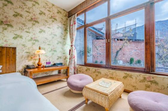 غرفة سوبيريور مطلّة علي الحديقة, Lugu Lake In Love Inn Hostel