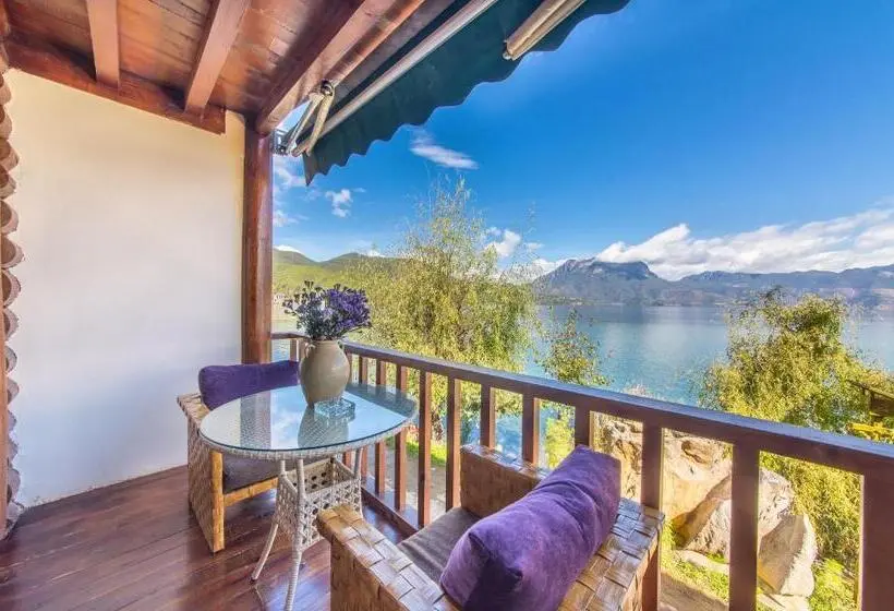 バルコニー付きデラックスルーム, Lugu Lake In Love Inn Hostel