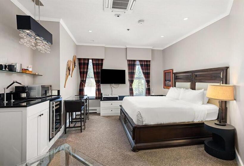 בית, חדר שינה 1, Independence Square 302, Top Floor Stylish Hotel Room With Wet Bar, A/c, In Downtown Aspen