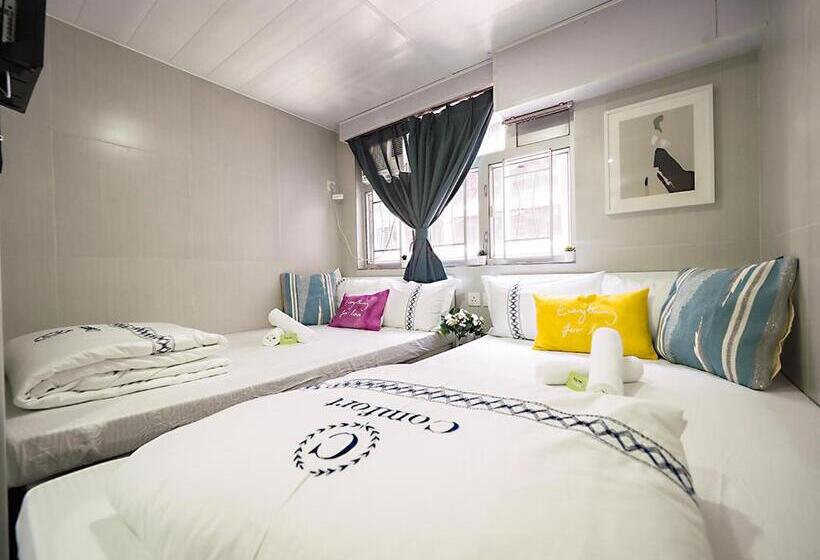 اتاق استاندارد چهار تخته, Hk International Hostel