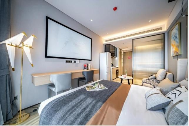 اتاق سوپریور, Raffles Executive Apartment   Guangzhou Huijin International Finance Center, Keyun Road Metro Statio