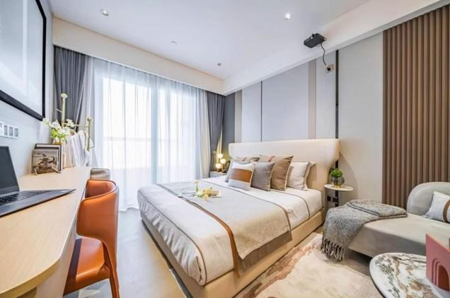 デラックスルーム, Raffles Executive Apartment   Guangzhou Huijin International Finance Center, Keyun Road Metro Statio