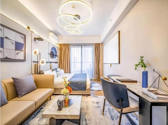اتاق لوکس, Raffles Executive Apartment   Guangzhou Huijin International Finance Center, Keyun Road Metro Statio