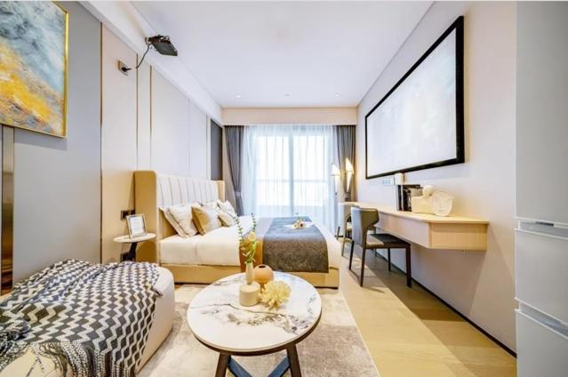 デラックスルーム, Raffles Executive Apartment   Guangzhou Huijin International Finance Center, Keyun Road Metro Statio