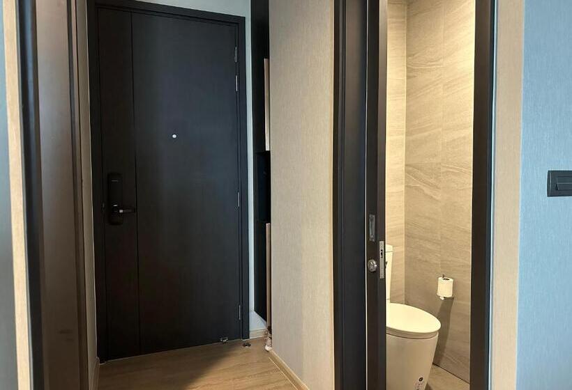 استودیوی استاندارد با چشم‌انداز دریا, 502 Edge芭提雅市中心25楼高层海景服务公寓，芭提雅海湾景观，近沙滩，步行街，购物中心