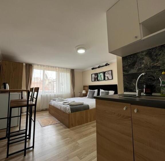 חדר סטנדרט, 9 ) Taksim’de şık Tasarım Otel Odası