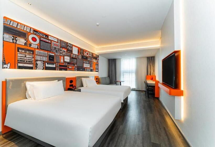 غرفة قياسية, Ibis Styles Hotel   260m From Guangji Street Subway Station