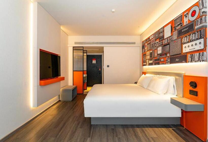 غرفة بيزنس, Ibis Styles Hotel   260m From Guangji Street Subway Station