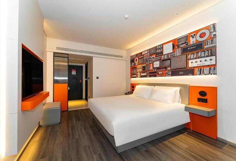 غرفة بيزنس, Ibis Styles Hotel   260m From Guangji Street Subway Station