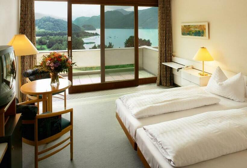 标准间带阳台, Landzeit Motor Hotel Mondsee