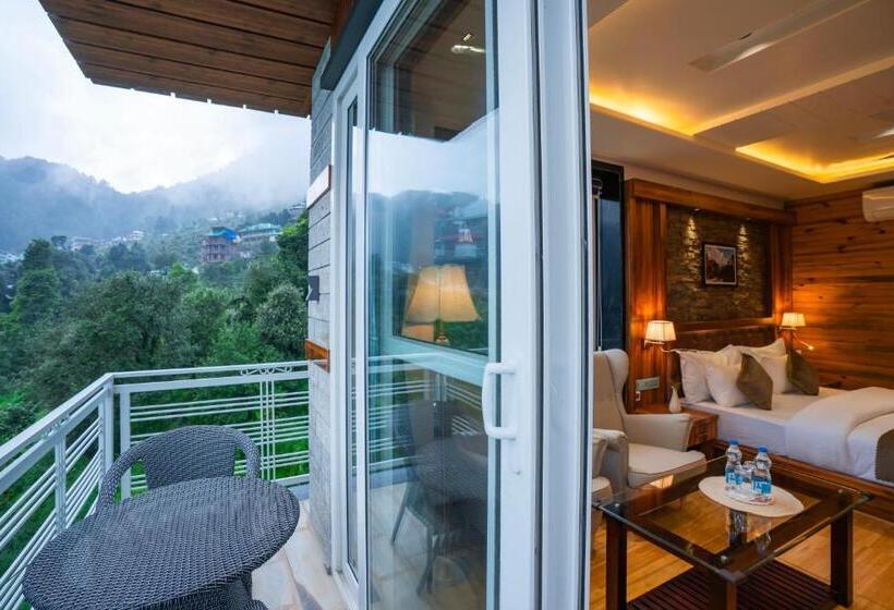 스탠다드 룸 킹사이즈 침대, Alt Life Luxe   Uppper Bhagsu Mcleodganj
