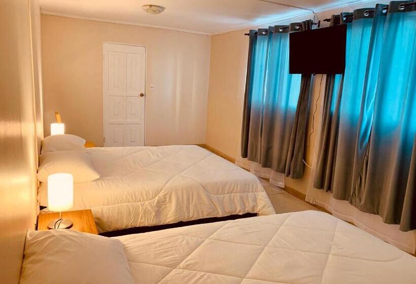 اتاق خانوادگی با سرویس بهداشتی مشترک, Península Hostel & Coffee