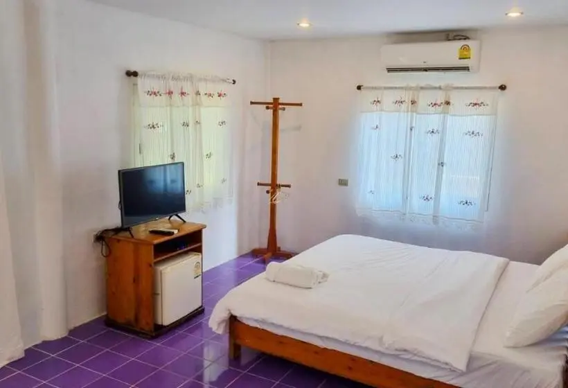 Villa 1 Makuuhuone, The Golden View Resort สวนผึ้ง