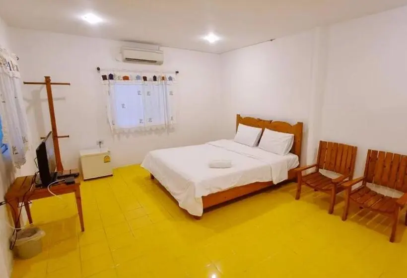 Villa 1 Makuuhuone, The Golden View Resort สวนผึ้ง