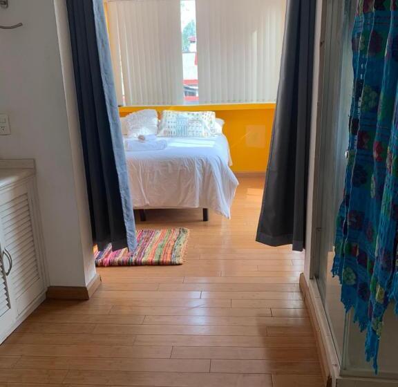 디럭스 4인 룸, Colonial Villa Coyoacan