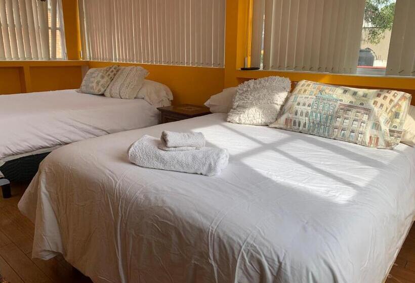 디럭스 4인 룸, Colonial Villa Coyoacan