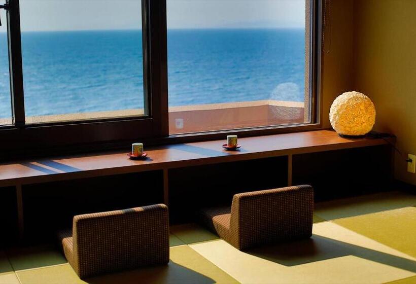 غرفة قياسية رباعية مطلة على البحر, 海のほてる　いさば